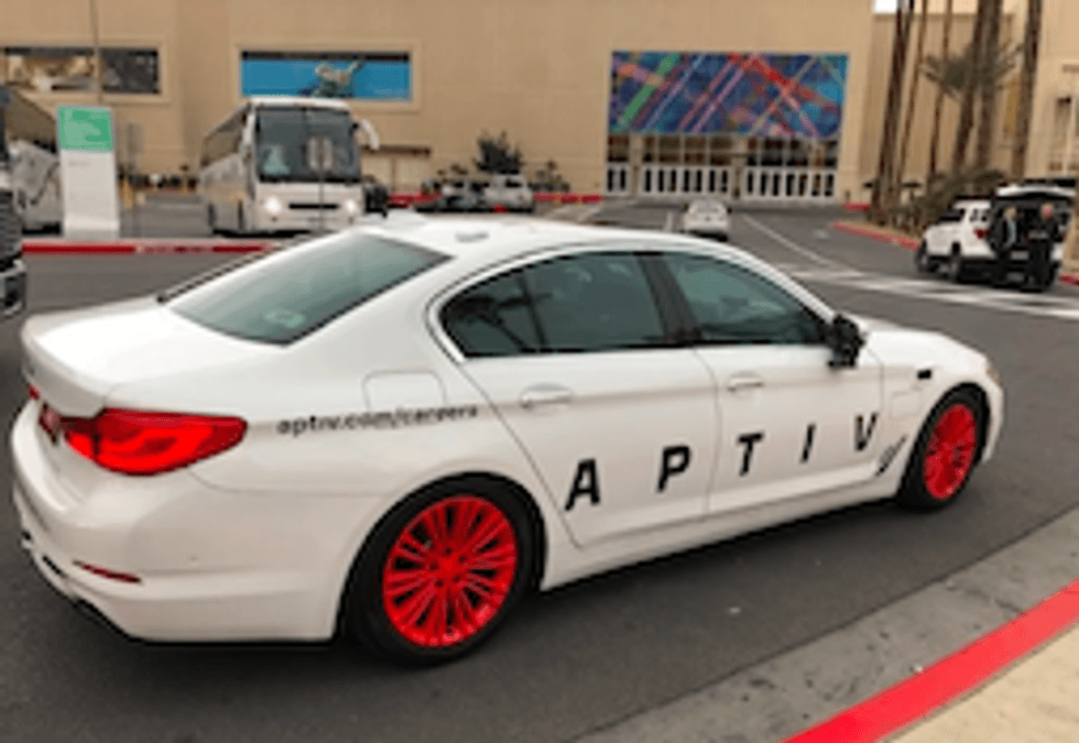 Aptiv self-driving car