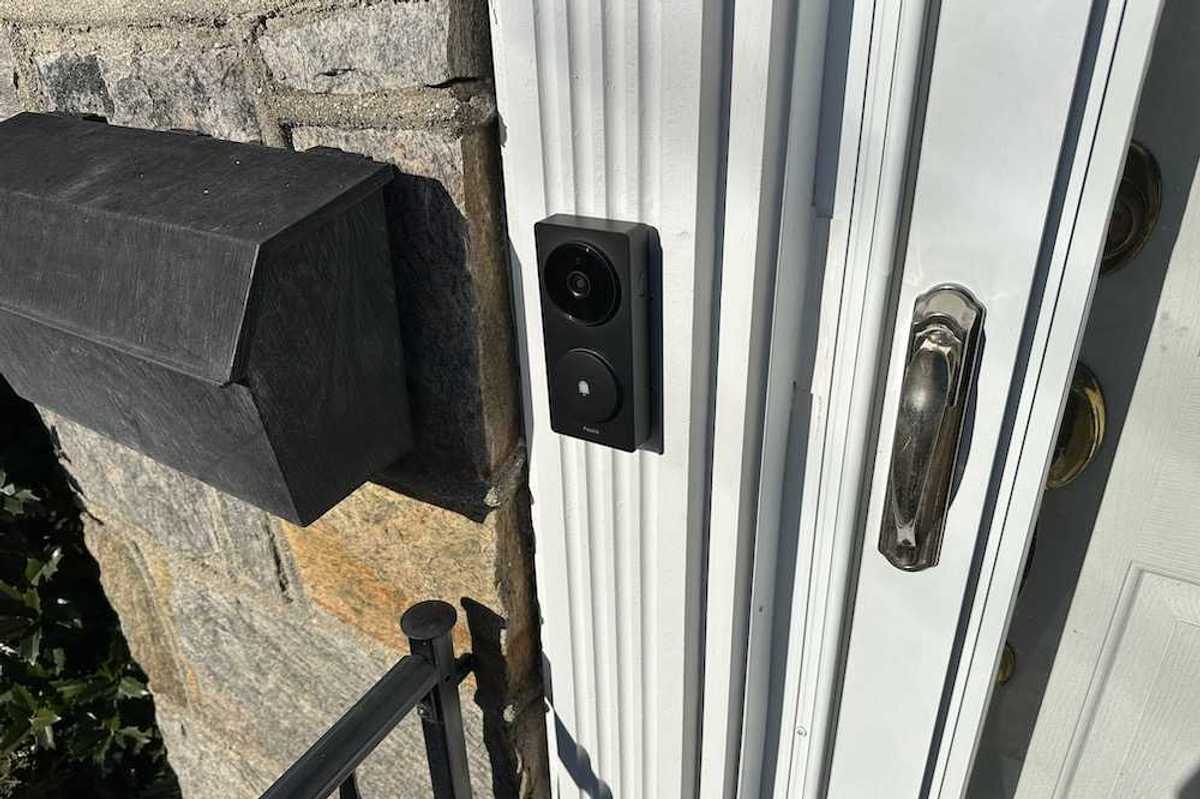 Aqara Doorbell Camera Hub installed on a house