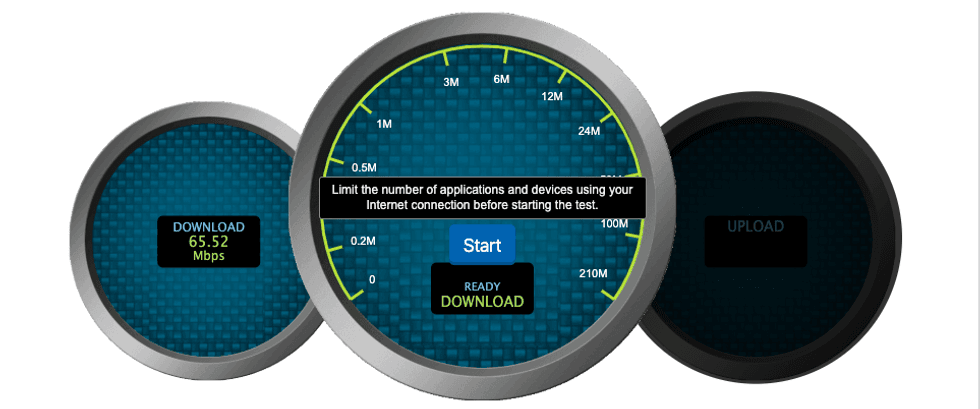 AT&T Speed Test screenshot
