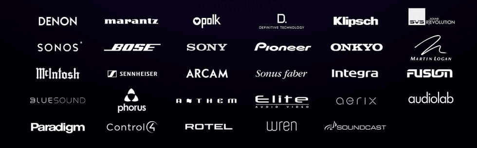 Audio companies compatible with Amazon Music HD