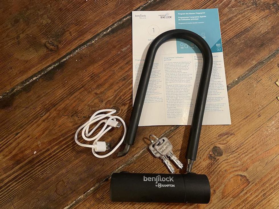 Benjilock Fingerprint Bike Lock review