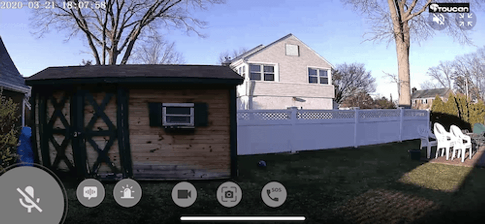 Day vision from Toucan app