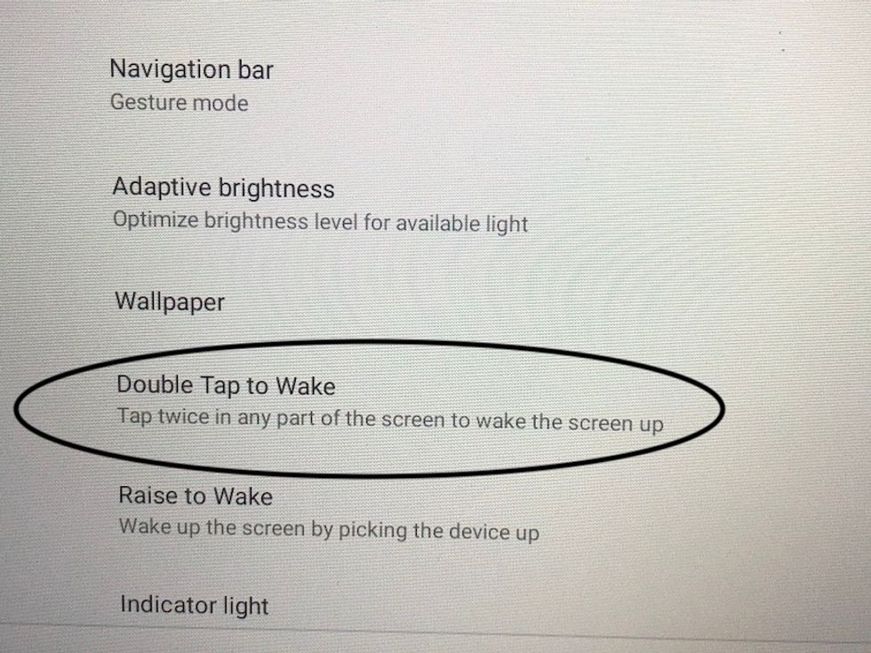 Double Tap to Wake