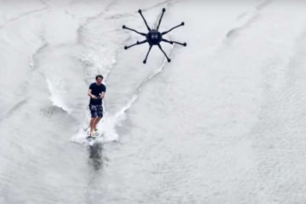 Drone surfing