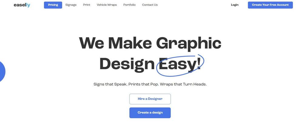Easel.ly screenshot