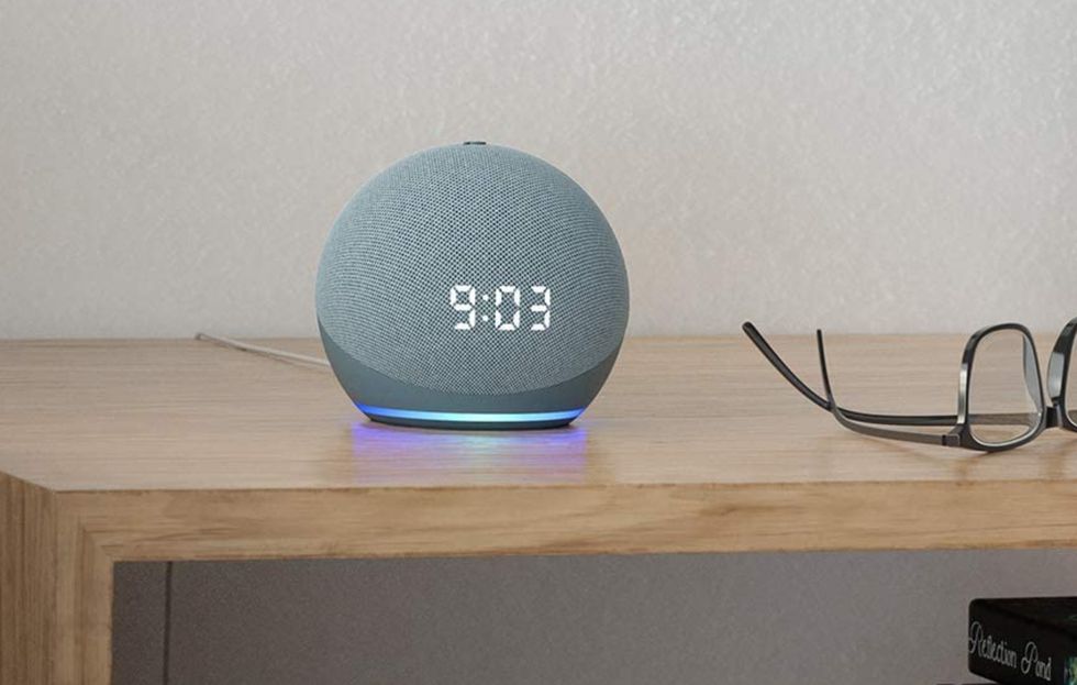 Echo Dot (4th gen) with Clock