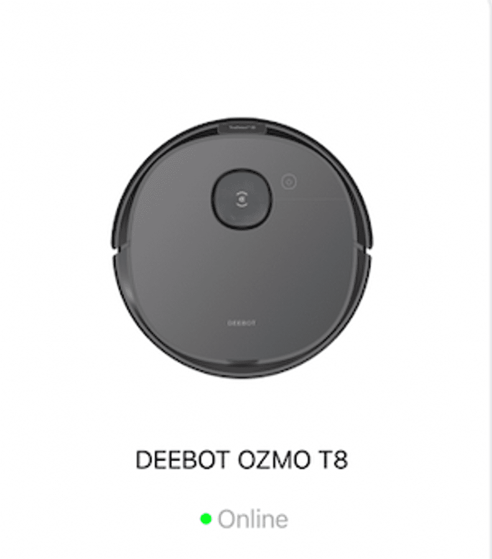 Ecovacs Deebot Ozmo T8 Robot Vacuum
