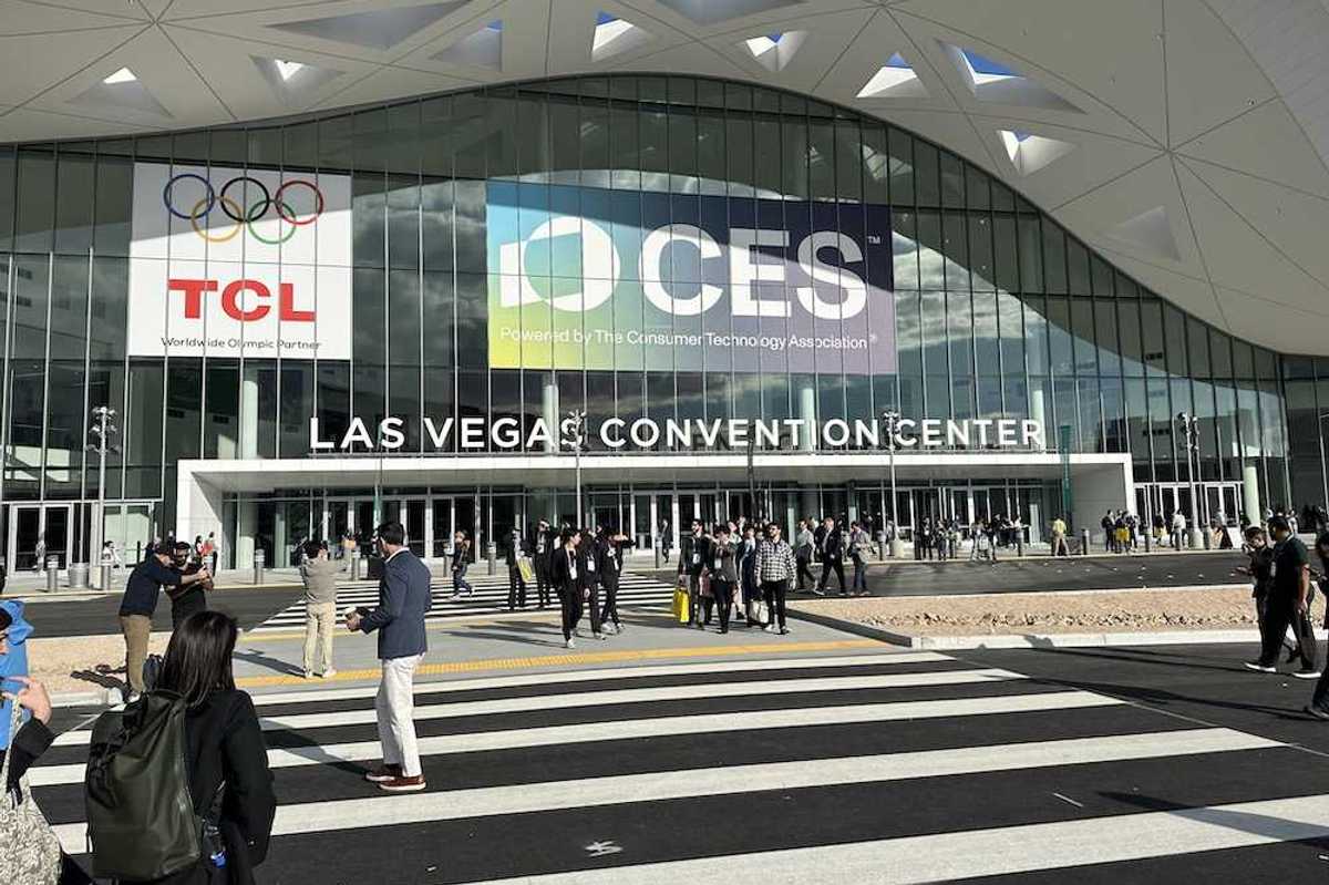 Entrance to CES Show at Las Vegas Convention Center