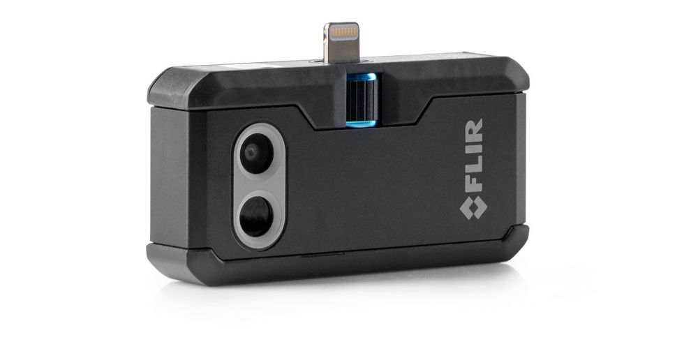 Flir One attaches to your smartphone to show you where there could be energy leaks, keeping your home better sealed against the cold weather.