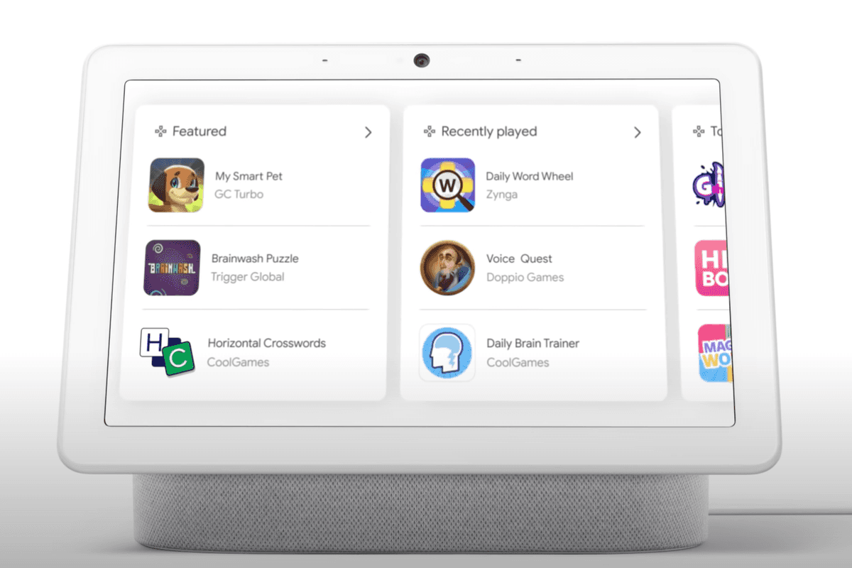 Games on Google / Nest smart displays