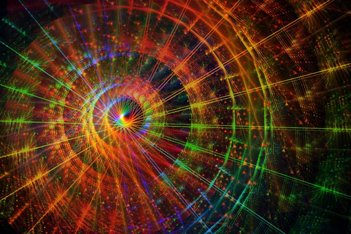 Glitch Wheel of Fortune Neon LED Light Trail