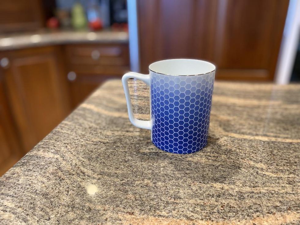 Glowstone Smart Mug 2 on a countertop