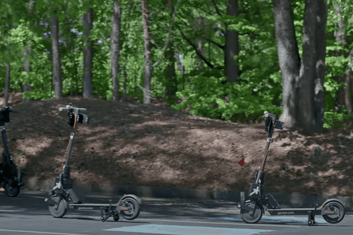 Go X self-driving electric scooters