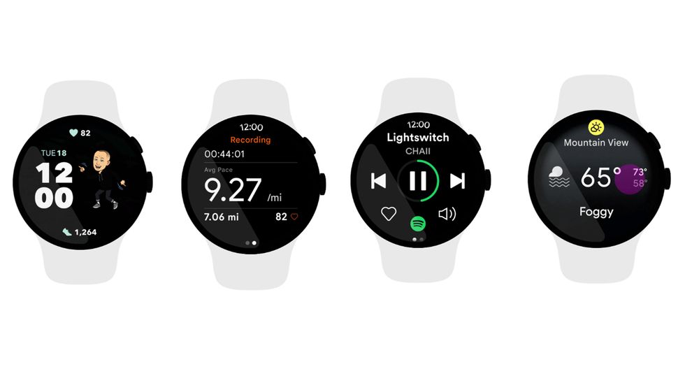 Google and Samsung Wear smartwatch software