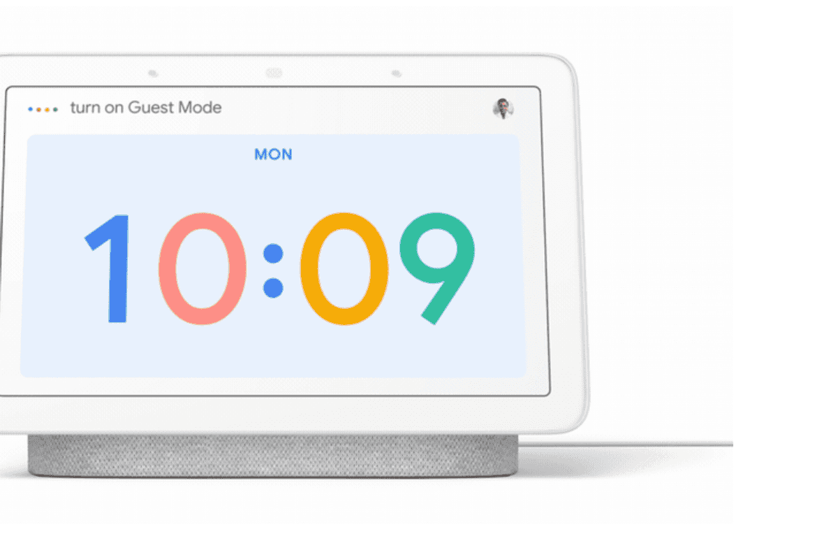 Google Assistant on a Nest Hub smart display