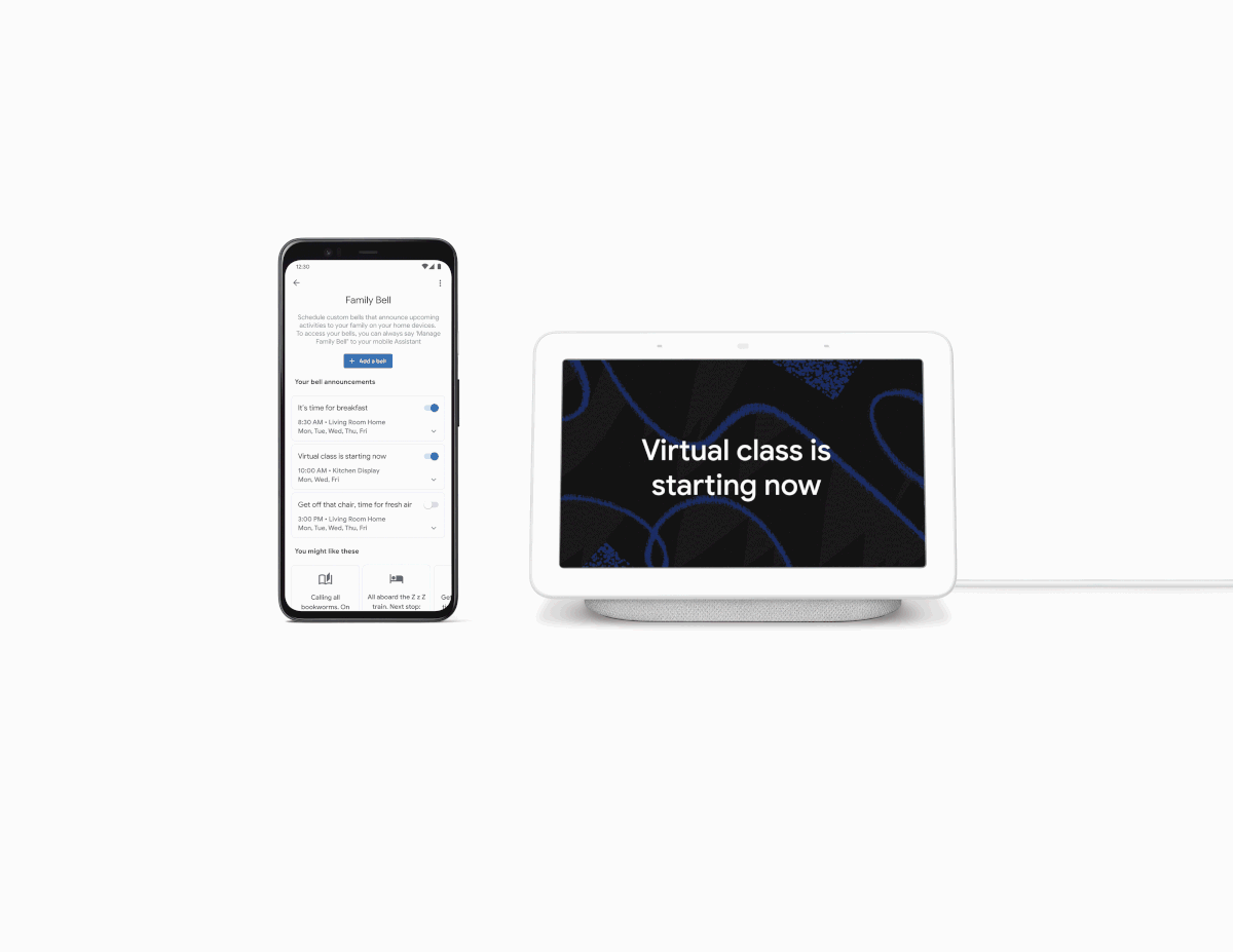 Google Assistant on smart display