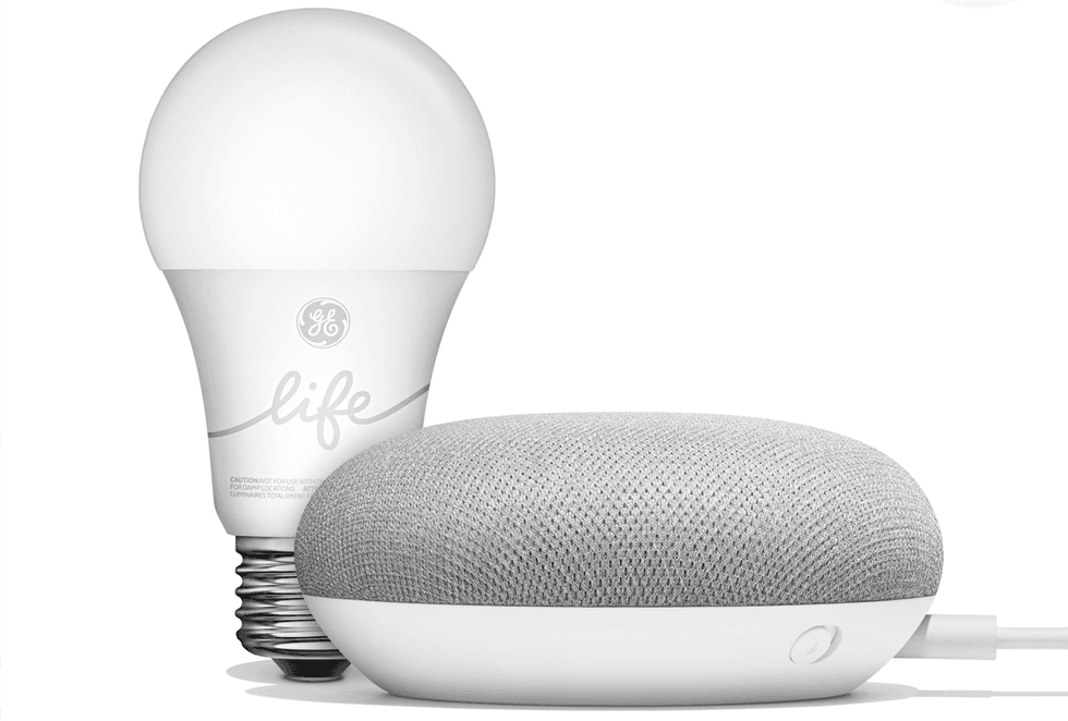 Google Home Mini and GE smart light