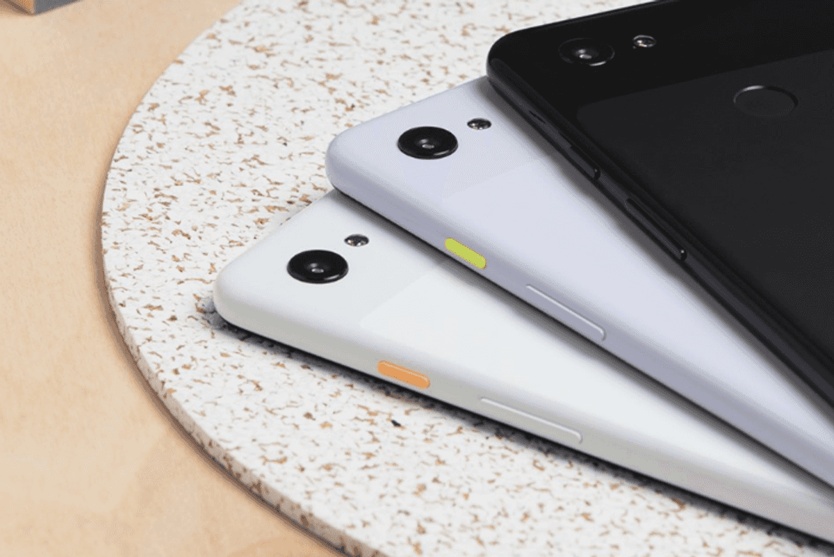 Google Pixel 3a color options