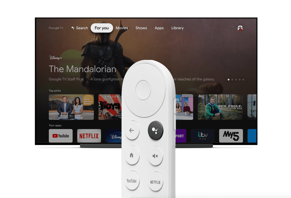 Google TV and Chromecast remote