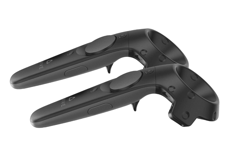 Hand controllers for an HTC Vive VR system