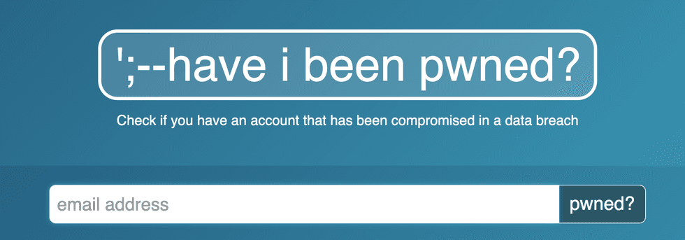 Have I Been Pwned website