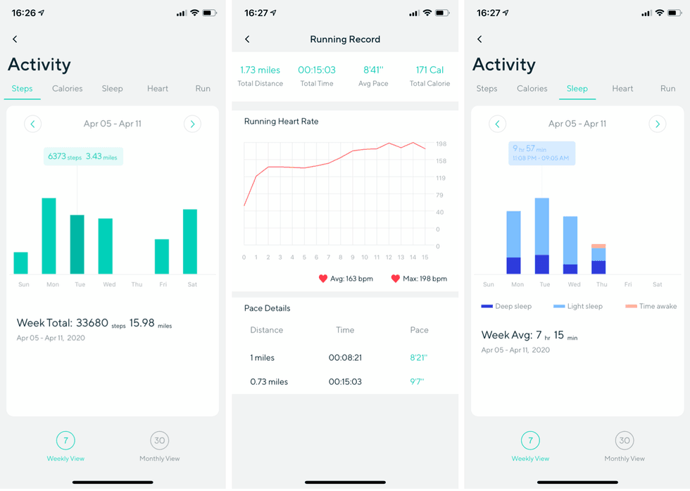 Health data in the Wyze app