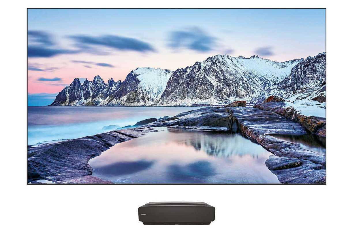 Hisense Laser TV show-throw projector