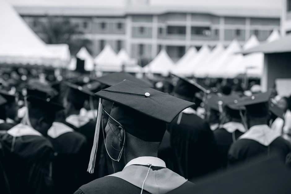 photo of college graduates at graduation