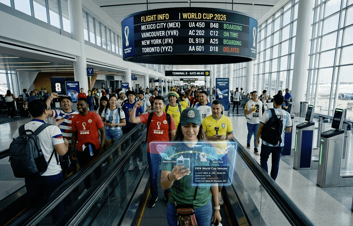 photo of airport with travelers