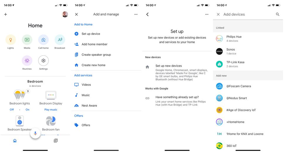 How to add a device to the Google Home app