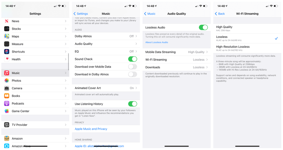 How to enable Dolby Atmos and Lossless for Apple Music on iOS