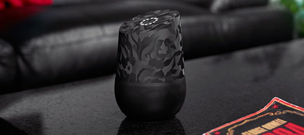 If there's a specific look to your home, there's a wrap you can buy fora smart home device that will match