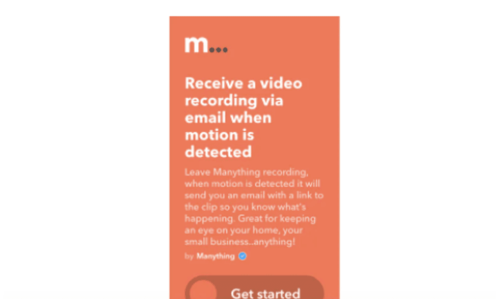 IFTTT Manything Applet
