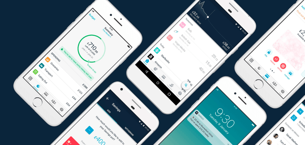 Image of Monzo banking app