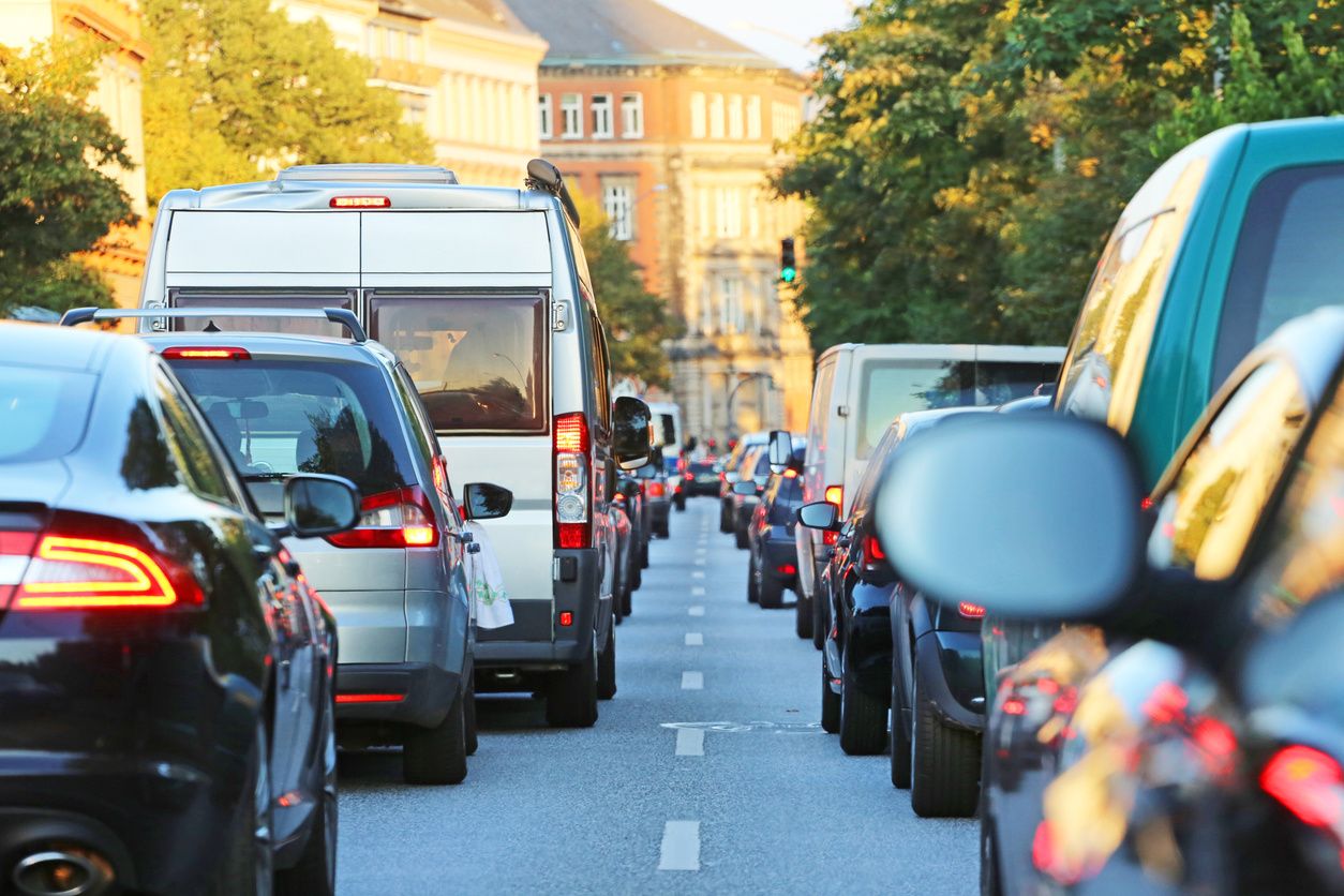 traffic jam cities self-driving autonomous cars