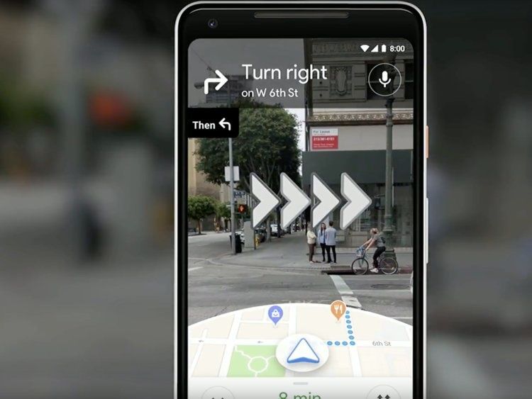 google maps augmented reality directions