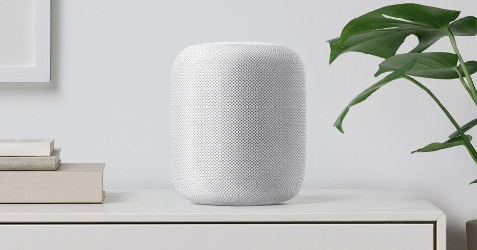 Product photo of the Apple HomePod smart speaker