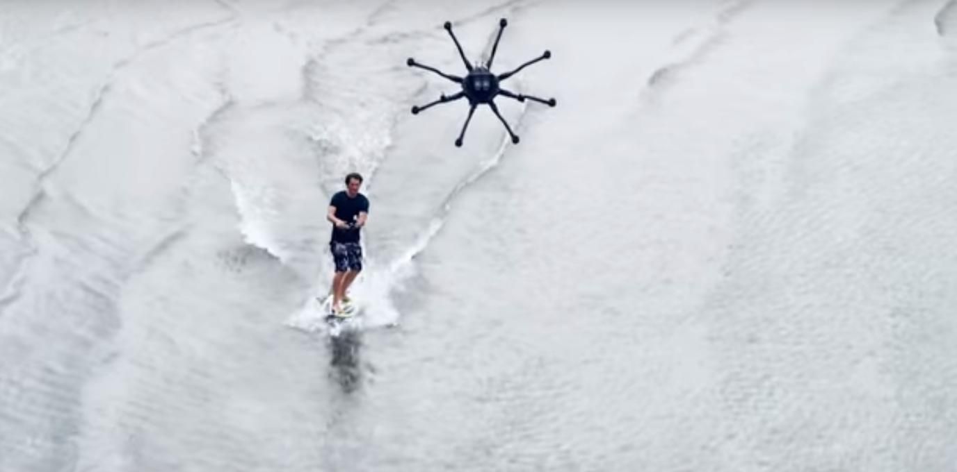 Drone surfing