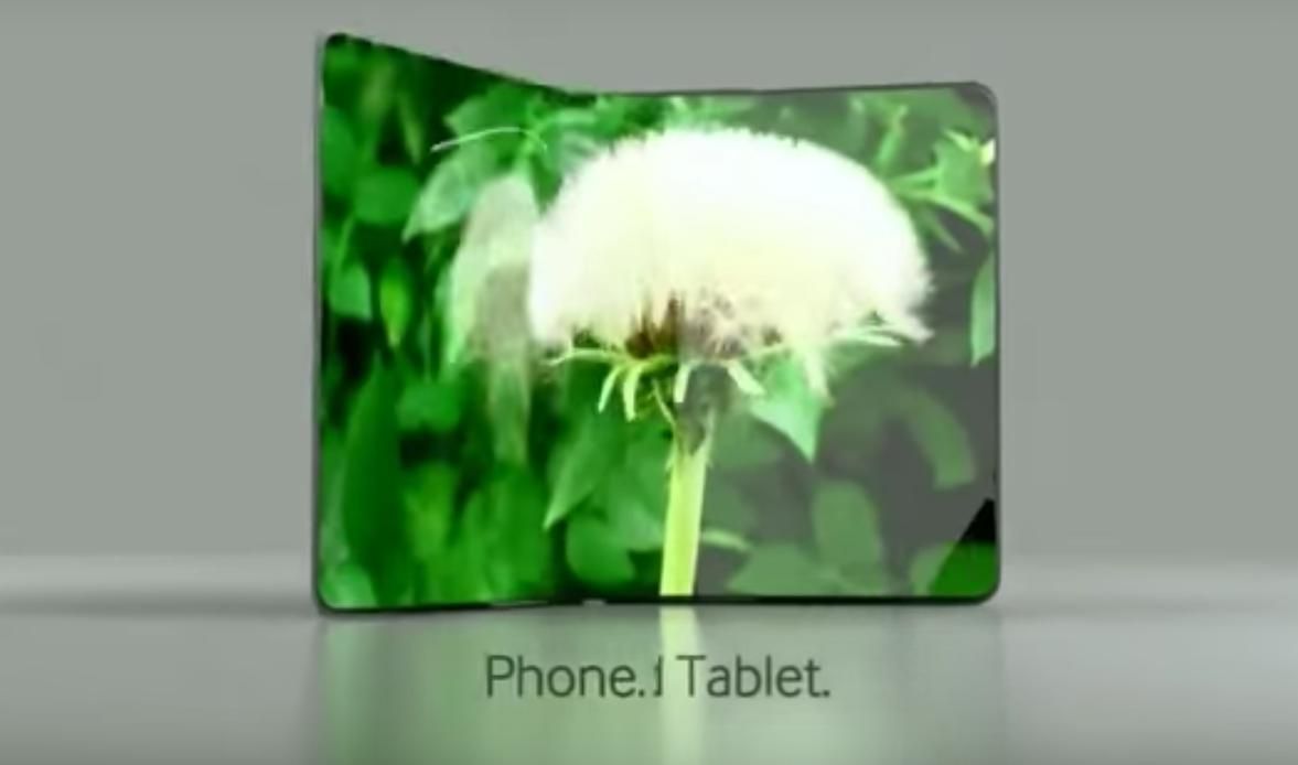 Samsung foldable smartphone