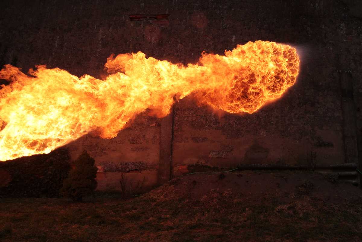 Drones that shoot fire