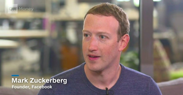 Mark Zuckerberg Facebook CNN interview