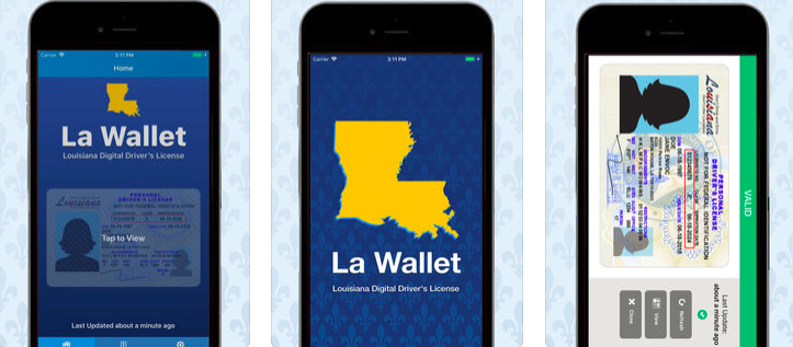 LA wallet digital driver's license