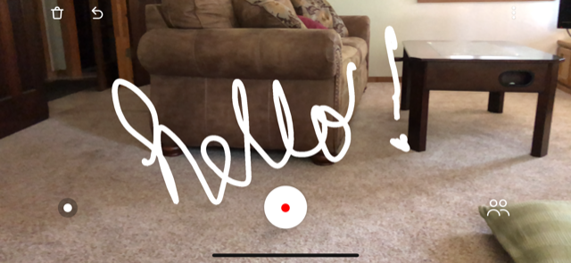 Just a line app augmented reality