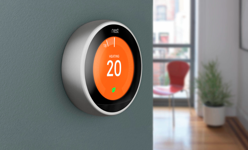 Photo of a Nest Learning Thermostat