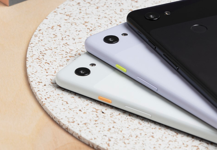 Google Pixel 3a color options