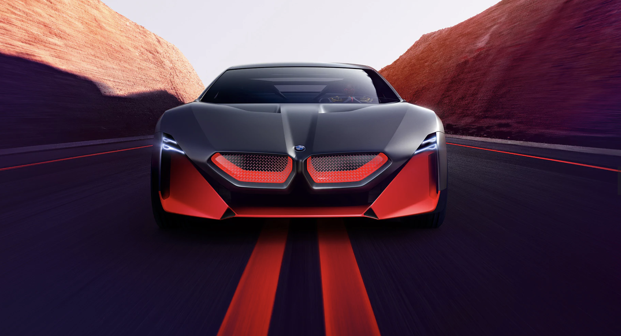 Photo of the BMW Vision M Next electric concept car