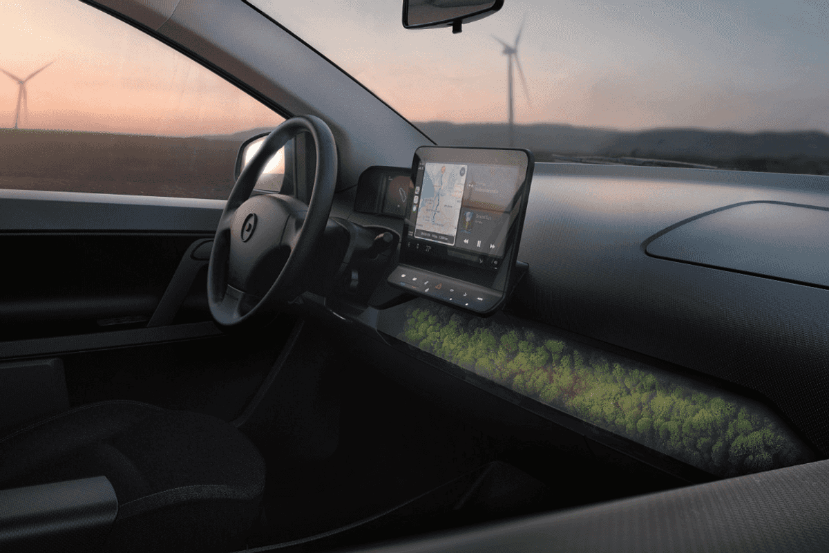 Interior of the Sion EV by Sono Motors