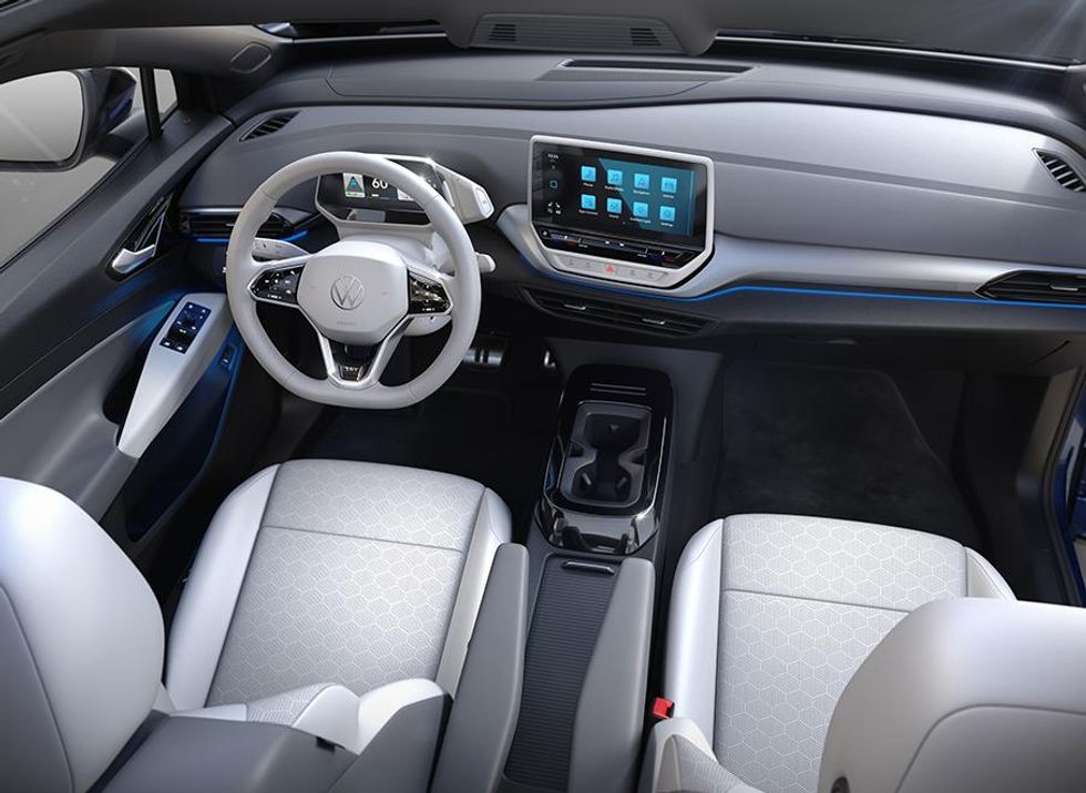 Interior of the Volkswagen ID.4