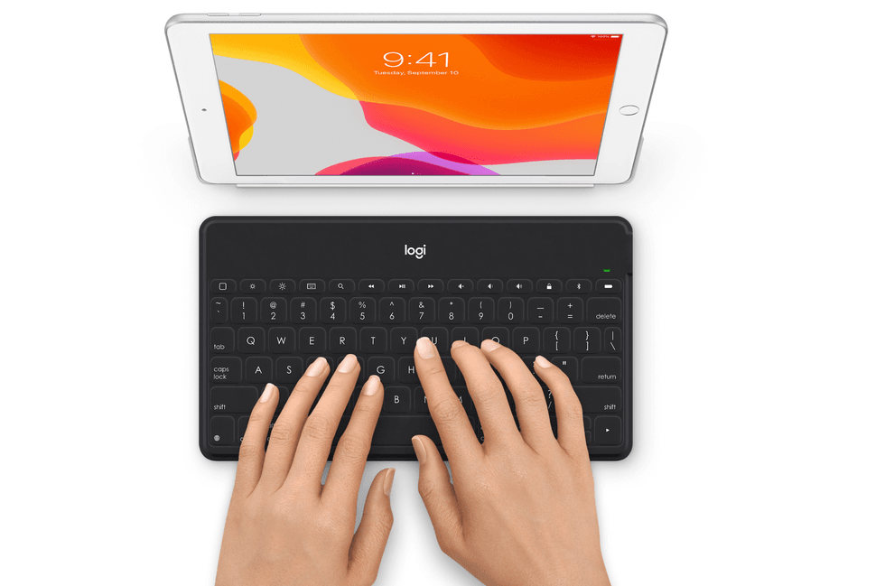 iPad and wireless keyboard