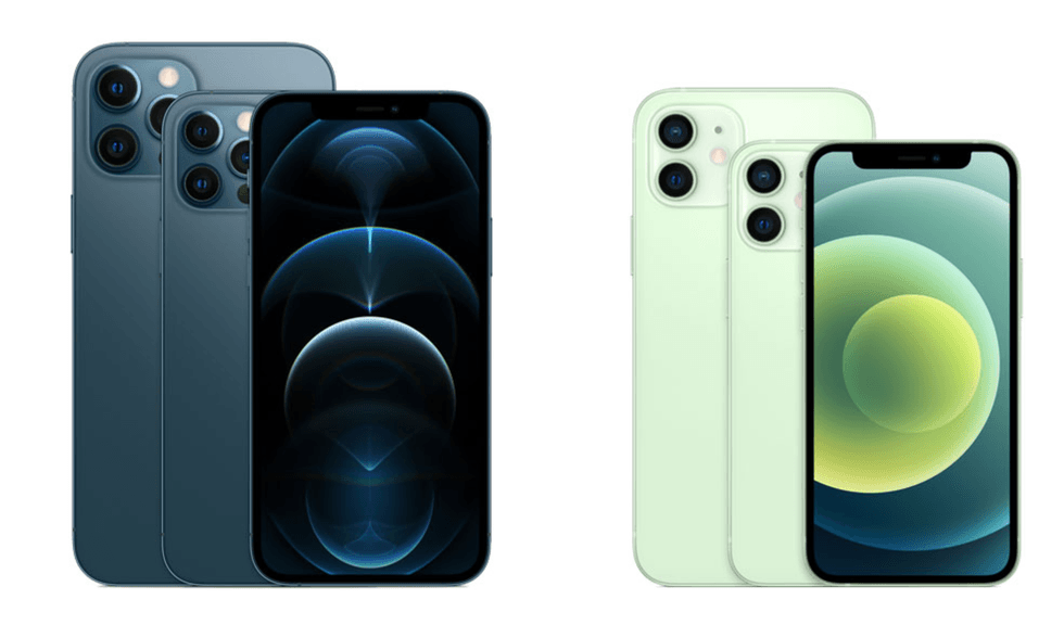 iPhone 12 and 12 Pro family